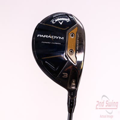 Callaway Paradym Fairway Wood 3 Wood 3W 15° PX HZRDUS Silver Gen4 60 Graphite Regular Right Handed 43.25in