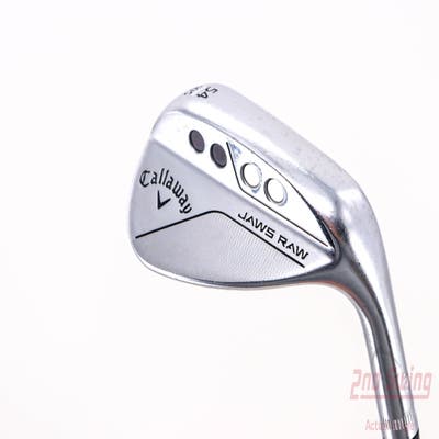 Callaway Jaws Raw Chrome Wedge Sand SW 54° 10 Deg Bounce S Grind Dynamic Gold Spinner TI Steel Wedge Flex Right Handed 35.25in