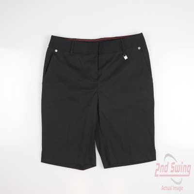 New Womens Cutter & Buck Golf Shorts 4 Black MSRP $55