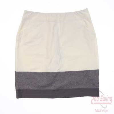 New Womens Adidas Golf Skort Large L White MSRP $75