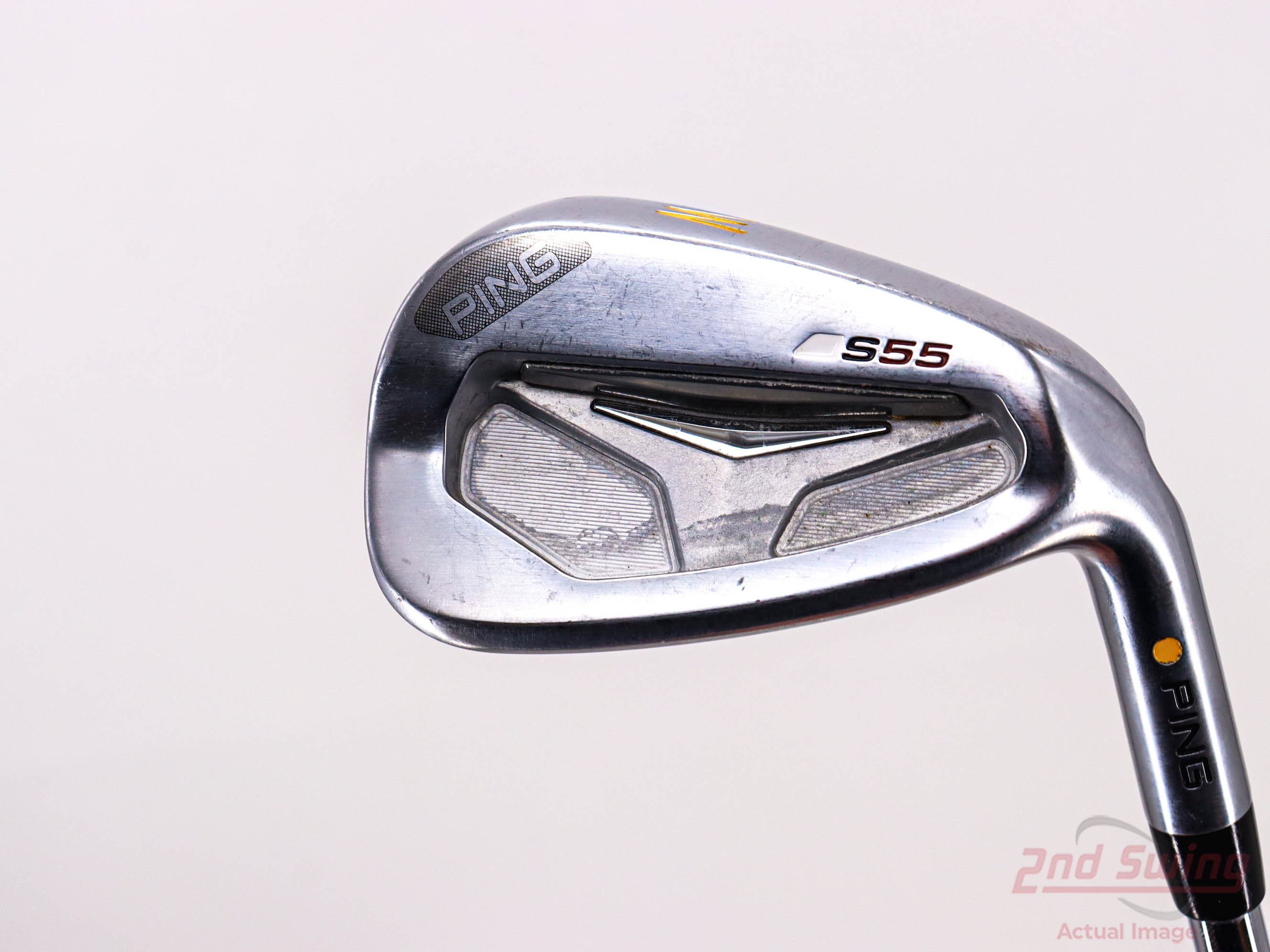 RH PING BLUE DOT S55 8 IRON KBS TOUR 130 sold X