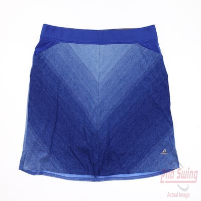 New Womens Adidas Golf Skort Large L Blue MSRP $65