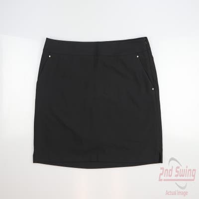 New Womens Greg Norman Golf Skort 12 Black MSRP $69