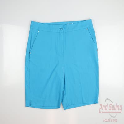 New Womens Greg Norman Golf Skort 6 Blue MSRP $59