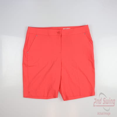 New Womens Greg Norman Golf Skort 10 Pink MSRP $59