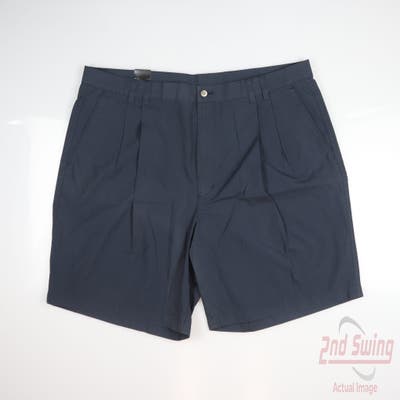 New Mens Greg Norman Golf Shorts 42 Navy Blue MSRP $44