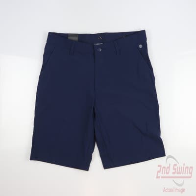 New Mens Adidas Shorts 30 Navy Blue MSRP $60