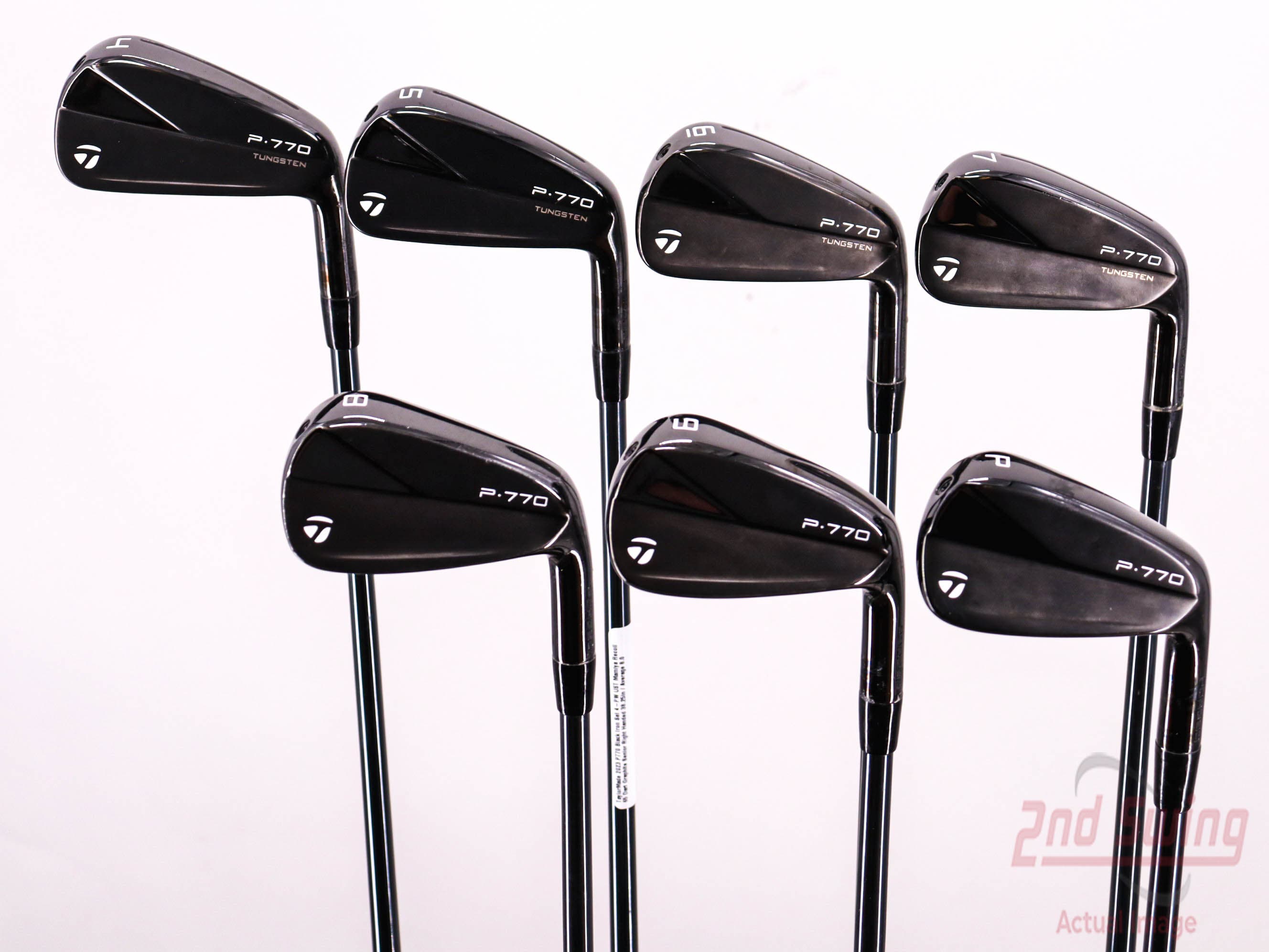 TaylorMade P770 Phantom Black Iron Set (D-D2335290812)