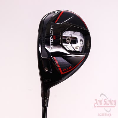 TaylorMade Stealth 2 Plus Fairway Wood 3 Wood 3W 15° Mitsubishi Kai'li Red 65 Graphite Regular Left Handed 43.25in