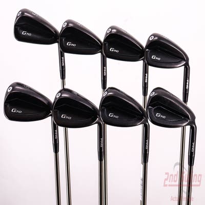 Ping G710 Iron Set 5-PW GW SW UST Recoil 780 ES SMACWRAP Graphite Regular Right Handed Black Dot 38.75in