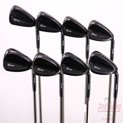 Ping G710 Iron Set 5-PW GW SW UST Recoil 780 ES SMACWRAP Graphite Regular Right Handed Black Dot 38.5in