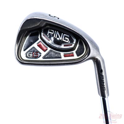 Ping G15 Single Iron 5 Iron AWT 2.0 Steel Regular Right Handed Black Dot 38.0in