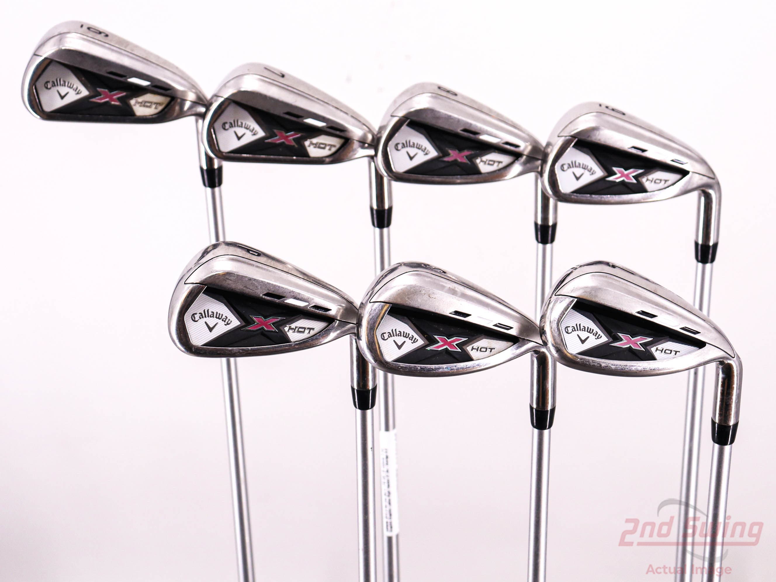 Callaway X hot ladies clubs 7,8,9 PW store SW