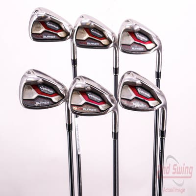 TaylorMade AeroBurner Combo Iron Set 6-PW GW TM AeroBurner REAX 60 Graphite Senior Right Handed 38.0in