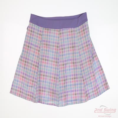 New Womens Ralph Lauren RLX Skort Large L Multi MSRP $148