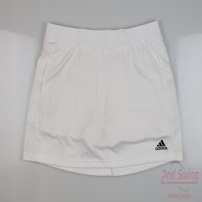 New Womens Adidas Skort Large L White MSRP $70