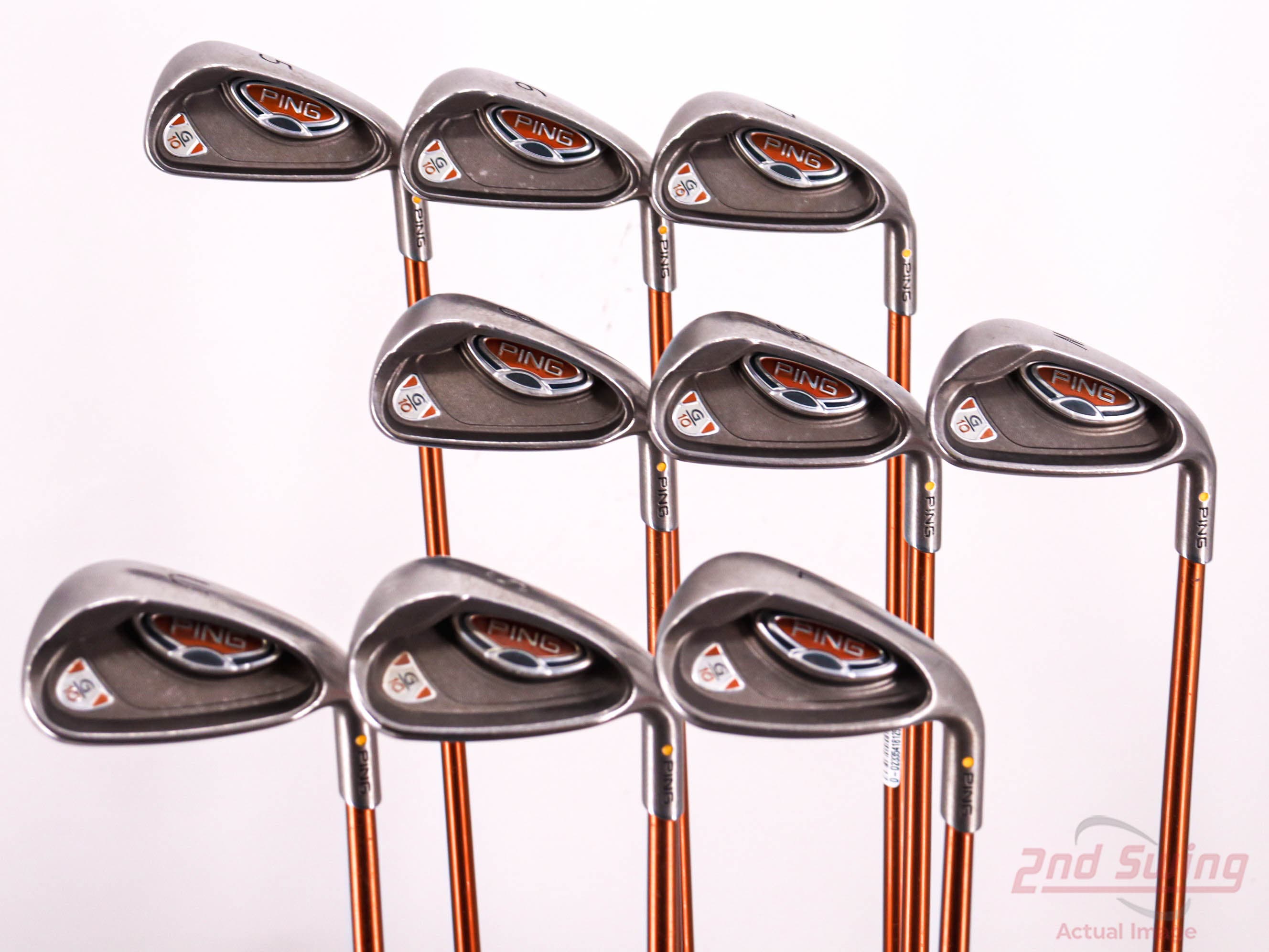 Ping G popular 10 Irons RED DOT GRAPHITE