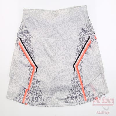 New Womens Lucky In Love Golf Skort Large L Multi MSRP $98