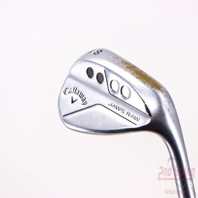 Callaway Jaws Raw Chrome Wedge Lob LW 60° 10 Deg Bounce S Grind Dynamic Gold Spinner TI Steel Wedge Flex Right Handed 35.0in