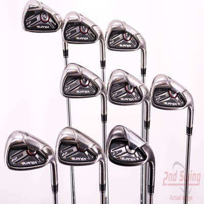 TaylorMade Burner 2.0 HP Iron Set 4-PW AW SW TM Burner 2.0 85 Steel Stiff Right Handed 38.5in