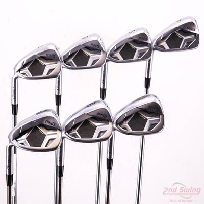 Ping G430 Iron Set 4-PW Project X 6.5 Steel X-Stiff Left Handed Green Dot +1/2"