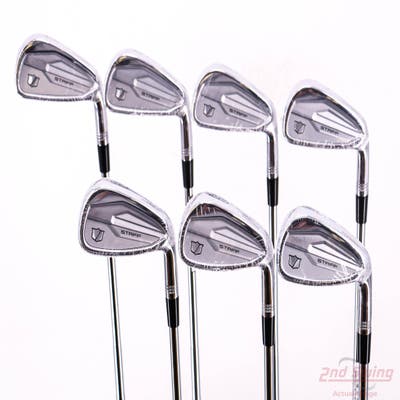 Mint Wilson Staff 2024 Staff Model CB Iron Set 4-PW Dynamic Gold Mid 115 Steel Stiff Right Handed -1/4"