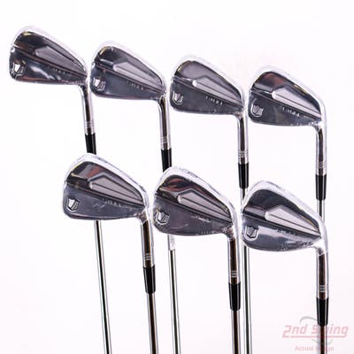 Mint Wilson Staff 2024 Staff Model Blade Iron Set 4-PW Dynamic Gold Mid 115 Steel Stiff Right Handed -1/4"