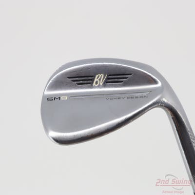 Titleist Vokey SM9 Tour Chrome Wedge Sand SW 56° 8 Deg Bounce M Grind FST KBS 610 Steel Wedge Flex Right Handed 35.5in