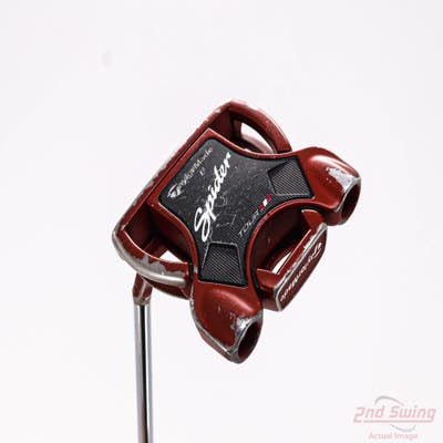 TaylorMade Spider Tour Red Putter Strong Arc Steel Left Handed 35.5in