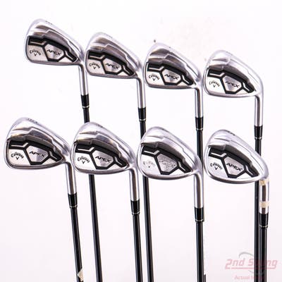 Callaway Apex CF16 Iron Set 5-PW AW SW Project X 5.5 Graphite Regular Right Handed -1/2"