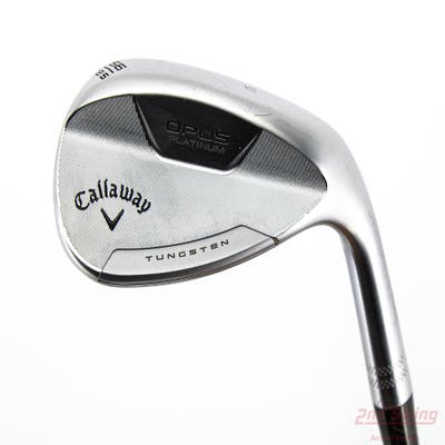 Mint Callaway Opus Platinum Chrome Wedge Sand SW 56° 12 Deg Bounce S Grind Dynamic Gold Mid 115 Wedge Steel Wedge Flex Right Handed 35.25in