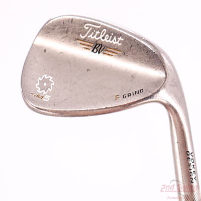 Titleist Vokey SM5 Gold Nickel Wedge Gap GW 50° 12 Deg Bounce F Grind Titleist SM5 BV Steel Wedge Flex Right Handed 37.0in