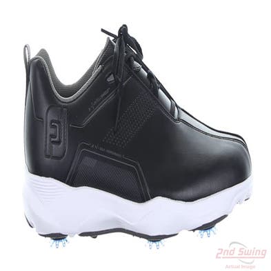 New Mens Golf Shoe Footjoy E-Comfort Medium 10 Black/White MSRP $90 57700