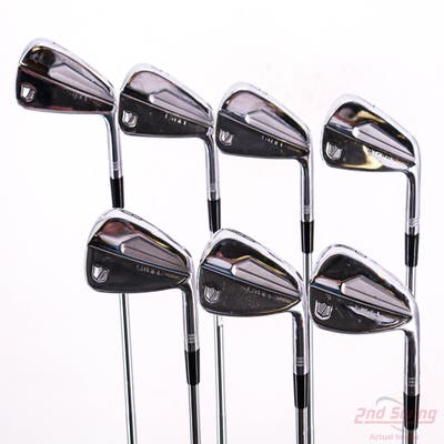 Mint Wilson Staff 2024 Staff Model Blade Iron Set 4-PW Dynamic Gold Mid 115 Steel Stiff Right Handed STD