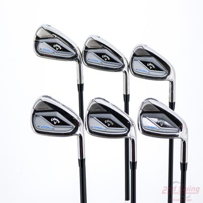 Callaway Paradym Ai Smoke HL Iron Set 6-PW AW Project X Cypher 2.0 50 Graphite Senior Right Handed STD