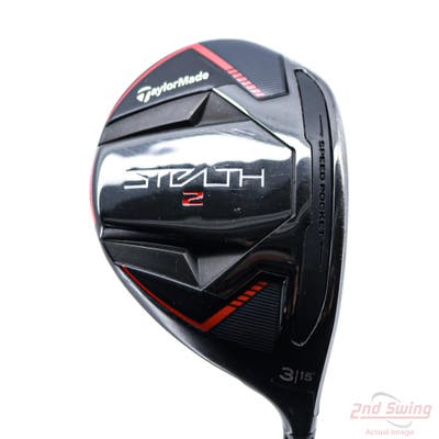 Mint TaylorMade Stealth 2 Fairway Wood 3 Wood 3W 15° Fujikura Ventus Red TR 6 Graphite Stiff Right Handed 43.0in