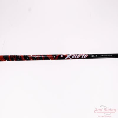 Used W/ TaylorMade RH Adapter Mitsubishi Rayon Kai'li Red 60g Driver Shaft Regular 44.5in