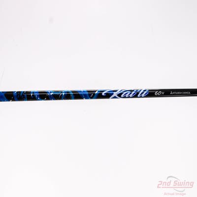 Used W/ TaylorMade RH Adapter Mitsubishi Rayon Kai'li Blue 60g Driver Shaft X-Stiff 44.5in