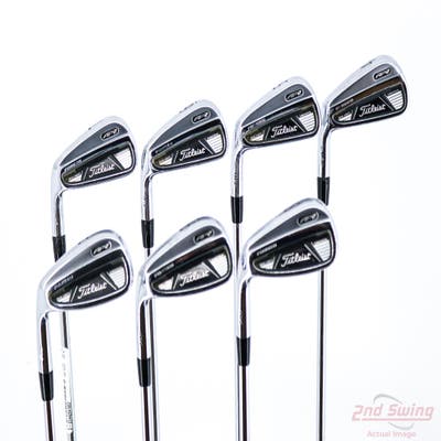 Titleist 710 AP2 Iron Set 4-PW True Temper Dynamic Gold S300 Steel Stiff Left Handed STD