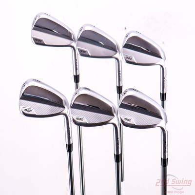 Ping i530 Iron Set 6-PW AW Accra TZi 85 Graphite Stiff Right Handed Black Dot +1/2"