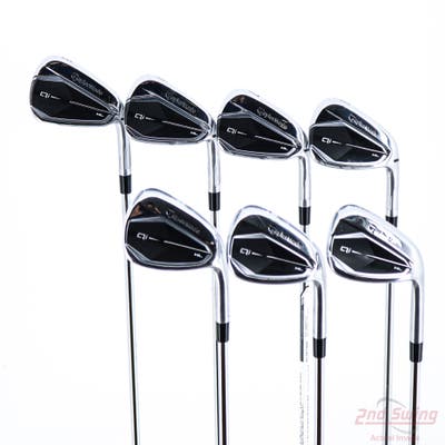 TaylorMade Qi HL Iron Set 5-PW AW FST KBS MAX Lite Steel Regular Right Handed -1"