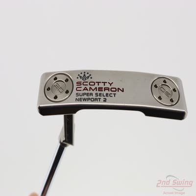 Mint Titleist Scotty Cameron Super Select Newport 2 Putter Steel Left Handed 35.0in