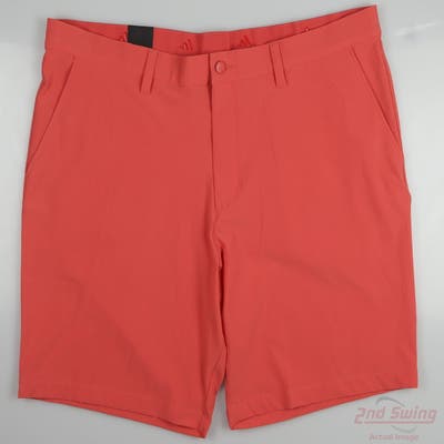 New Mens Adidas Shorts 40 Red MSRP $75