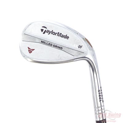 TaylorMade Milled Grind Raw Wedge Lob LW 58° 9 Deg Bounce LB Aerotech SteelFiber i95 Graphite Stiff Right Handed 35.5in