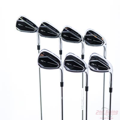 TaylorMade Qi Iron Set 5-PW AW FST KBS MAX 85 MT Steel Stiff Right Handed +1/4"