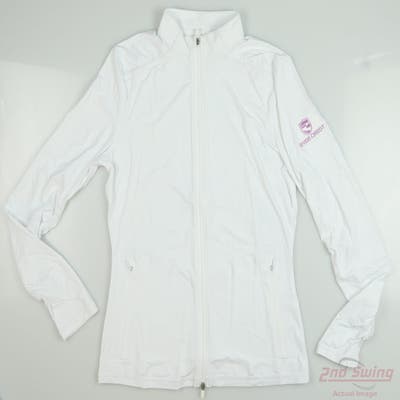 New W/ Logo Womens G-Fore Jacket X-Small XS White MSRP $155