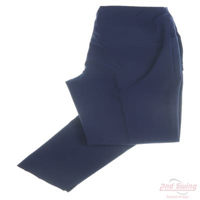 New Womens IBKUL Pants 2 x Blue MSRP $100