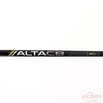 Used W/ Ping LH Adapter Ping ALTA CB 55 Black 55g Driver Shaft Regular 44.5in