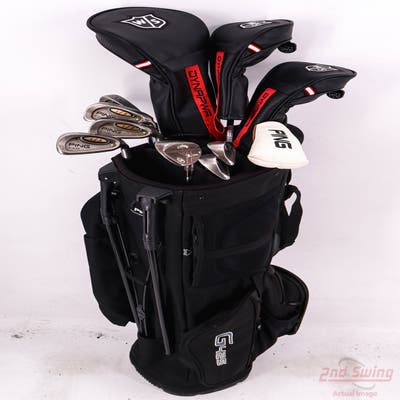 Complete Set of Men's Tour Edge Callaway Ping Odyssey Golf Clubs + Ping Stand Bag - Right Handed