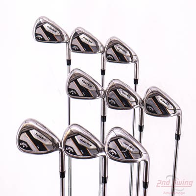 Callaway Mavrik Max Iron Set 4-PW GW SW True Temper Dynamic Gold X100 Steel X-Stiff Right Handed +1/2"